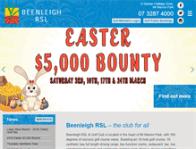 Tablet Screenshot of beenleighrsl.com.au